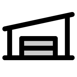 Warehouse Duotone icon