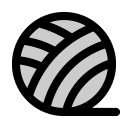 Yarn Duotone icon