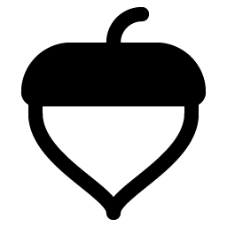 Acorn Fill icon