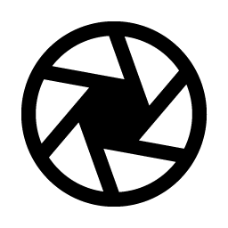 Aperture Fill icon