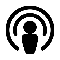 Apple Podcasts Logo Fill icon