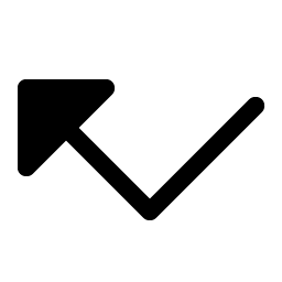 Arrow Elbow Left Fill icon