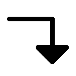 Arrow Elbow Right Down Fill icon