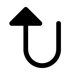 Arrow U Left Up Fill icon