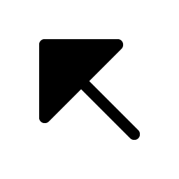 Arrow Up Left Fill icon