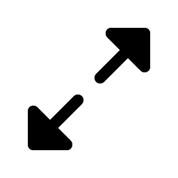 Arrows Out Simple Fill icon