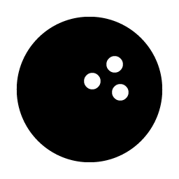 Bowling Ball Fill icon