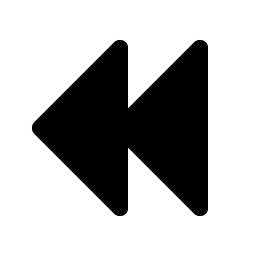 Caret Double Left Fill icon