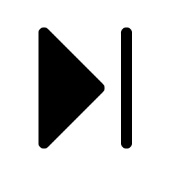 Caret Line Right Fill icon