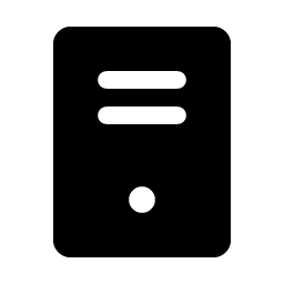 Computer Tower Fill icon