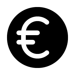 Currency Eur Fill icon