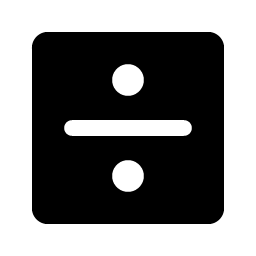 Divide Fill icon