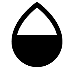 Drop Half Bottom Fill icon