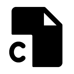 File C Fill icon