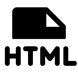 File Html Fill icon
