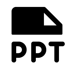 File Ppt Fill icon