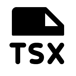 File Tsx Fill icon