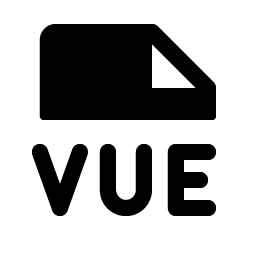 File Vue Fill icon
