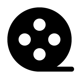 Film Reel Fill icon