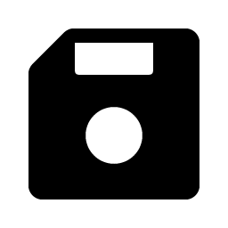 Floppy Disk Back Fill icon