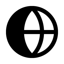 Globe Simple Fill icon