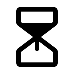Hourglass Medium Fill icon