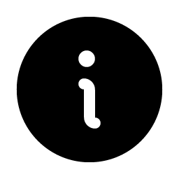 Info Fill icon