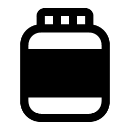 Jar Label Fill icon