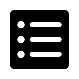 List Bullets Fill icon