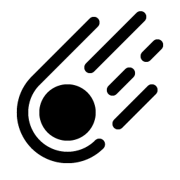 Meteor Fill icon