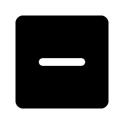 Minus Square Fill icon