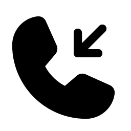 Phone Incoming Fill icon