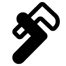 Pipe Wrench Fill icon