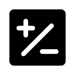 Plus Minus Fill icon