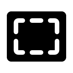 Rectangle Dashed Fill icon