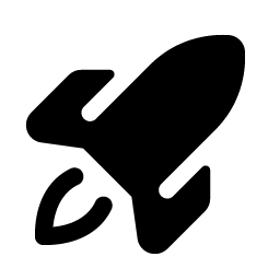 Rocket Launch Fill icon