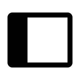 Sidebar Simple Fill icon