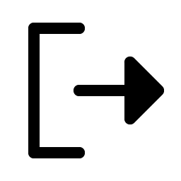 Sign Out Fill icon