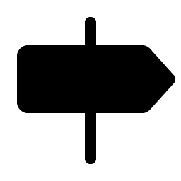 Signpost Fill icon