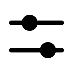 Sliders Horizontal Fill icon