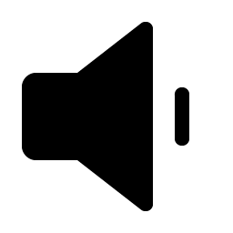 Speaker Simple Low Fill icon