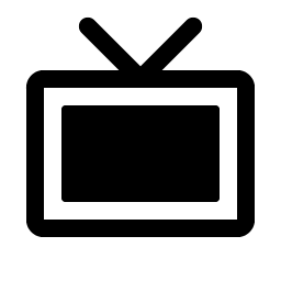 Television Simple Fill icon