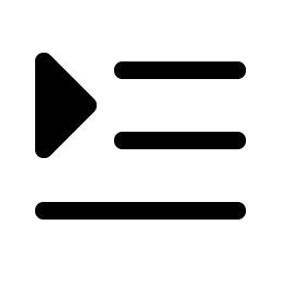 Text Indent Fill icon