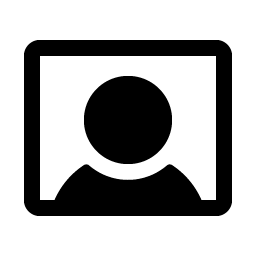 User Rectangle Fill icon