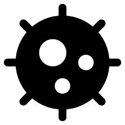 Virus Fill icon