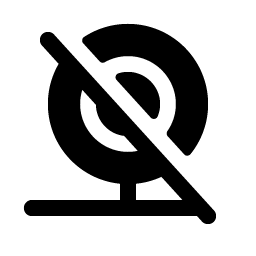 Webcam Slash Fill icon