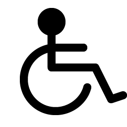 Wheelchair Fill icon