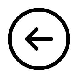 Arrow Circle Left Light icon