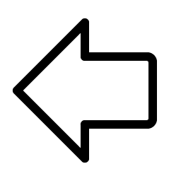 Arrow Fat Left Light icon