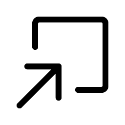 Arrow Square In Light icon